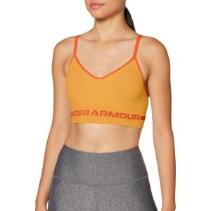 imageUnder Armour Womens Seamless Low Impact Long Sports Bra782 Rise   Papaya