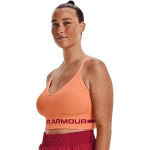 imageUnder Armour Womens Seamless Low Impact Long Sports Bra868 Mellow Orange   Chakra