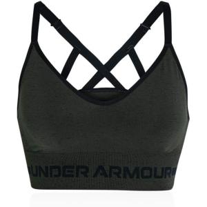 imageUnder Armour Womens Seamless Low Impact Long Sports BraBaroque Green 310Black
