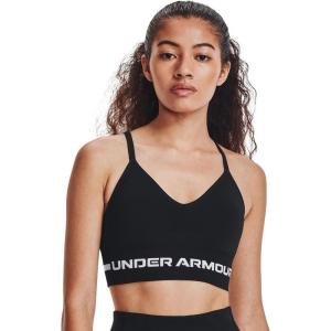 imageUnder Armour Womens Seamless Low Impact Long Sports BraBlack 001Halo Gray