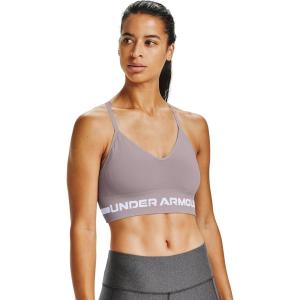 imageUnder Armour Womens Seamless Low Impact Long Sports BraDash Pink 667White