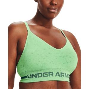 imageUnder Armour Womens Seamless Low Impact Long Sports BraLiberty Green 303Toddy Green