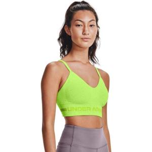 imageUnder Armour Womens Seamless Low Impact Long Sports BraLime Fizz 291Green Citrine