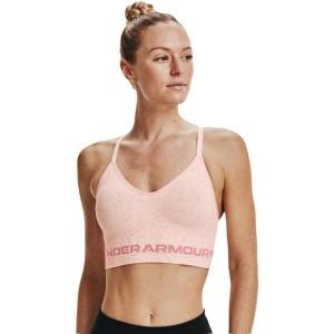 imageUnder Armour Womens Seamless Low Impact Long Sports BraMicro Pink 685Pink Clay