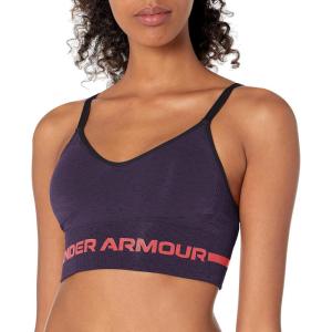 imageUnder Armour Womens Seamless Low Impact Long Sports BraTwilight Purple 501Brilliance