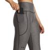 imageUnder Armour Womens HeatGear Armour High NoSlip Waistband Pocketed Leggings020 Charcoal Light Heather   Black