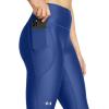 imageUnder Armour Womens HeatGear Armour High NoSlip Waistband Pocketed Leggings432 Tech Blue   White
