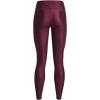imageUnder Armour Womens HeatGear Armour High NoSlip Waistband Pocketed Leggings600 Dark Maroon   Black