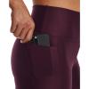 imageUnder Armour Womens HeatGear Armour High NoSlip Waistband Pocketed Leggings600 Dark Maroon   Black