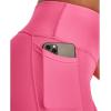 imageUnder Armour Womens HeatGear Armour High NoSlip Waistband Pocketed Leggings640 Pink Punk   White
