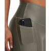 imageUnder Armour Womens HeatGear High Waisted Pocketed Capri504 Grove Green   Black