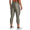 imageUnder Armour Womens HeatGear High Waisted Pocketed Capri504 Grove Green   Black