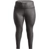 imageUnder Armour Womens HeatGear Armour High NoSlip Waistband Pocketed LeggingsCharcoal Light Heather 020White