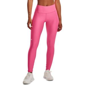 imageUnder Armour Womens HeatGear Armour High NoSlip Waistband Pocketed Leggings640 Pink Punk   White