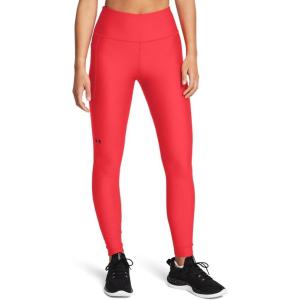 imageUnder Armour Womens HeatGear Armour High NoSlip Waistband Pocketed Leggings713 Racer Red   Black