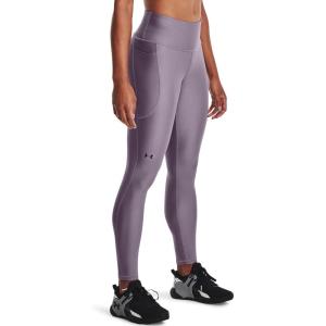 imageUnder Armour Womens HeatGear Armour High NoSlip Waistband Pocketed LeggingsClub Purple 530Purple Switch