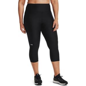 imageUnder Armour Womens HeatGear High Waisted Pocketed CapriBlack 001White