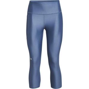 imageUnder Armour Womens HeatGear High Waisted Pocketed CapriMineral Blue 470White