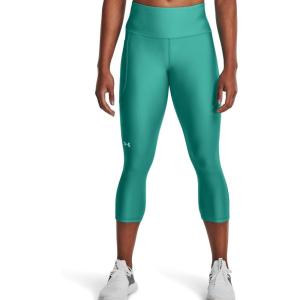 imageUnder Armour Womens HeatGear High Waisted Pocketed CapriNeptune 369Sea Mist