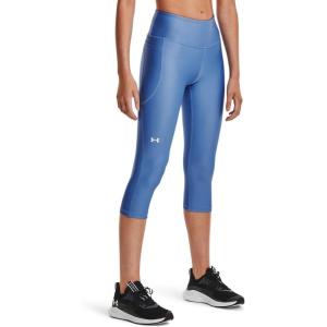 imageUnder Armour Womens HeatGear High Waisted Pocketed CapriRiver 488White