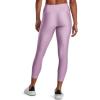 imageUnder Armour Womens Heatgear High Waisted 78 Leggings174 Fresh Orchid   Black