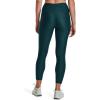 imageUnder Armour Womens Heatgear High Waisted 78 Leggings716 Tourmaline Teal   Illusion Green