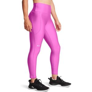 imageUnder Armour Womens Heatgear High Waisted 78 Leggings572 Vivid Magenta   White