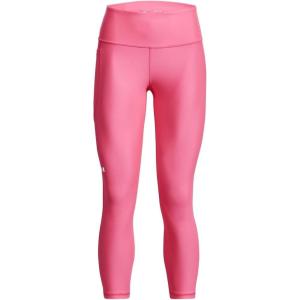 imageUnder Armour Womens Heatgear High Waisted 78 Leggings640 Pink Punk   White