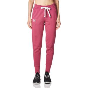 imageUnder Armour Womens Rival Fleece Joggers635 Charged Cherry   White