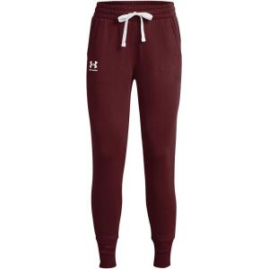 imageUnder Armour Womens Rival Fleece Joggers690 Chestnut Red   White