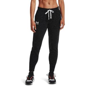 imageUnder Armour Womens Rival Fleece JoggersBlack 002White