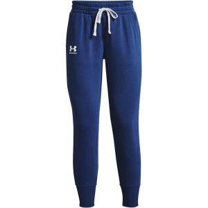 imageUnder Armour Womens Rival Fleece JoggersIndigo 404White