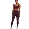 imageUnder Armour Womens Motion Ankle Leggings600 Dark Maroon   Black