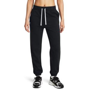 imageUnder Armour Womens Rival Terry Jogger Sweat Pant002 Black  Black  White