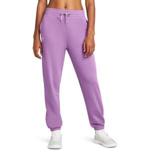 imageUnder Armour Womens Rival Terry Jogger Sweat Pant560 Provence Purple   White