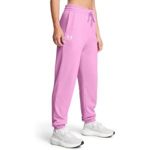 imageUnder Armour Womens Rival Terry Jogger Sweat Pant638 Stellar Pink   White