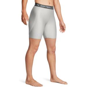 imageUnder Armour Womens Softball Slider Shorts075 Baseball Gray   Nimbus Blue