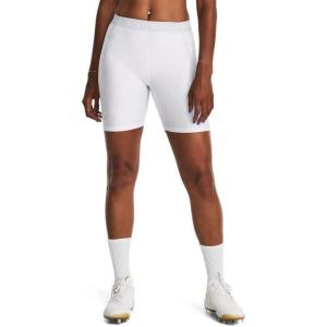 imageUnder Armour Womens Softball Slider Shorts100 White   Black
