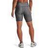 imageUnder Armour Womens Heatgear Bike ShortsCharcoal Light Heather 019Metallic Silver