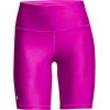 imageUnder Armour Womens Heatgear Bike ShortsMeteor Pink 660Metallic Silver