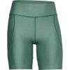 imageUnder Armour Womens Heatgear Bike ShortsSaxon Green Medium Heather 386Metallic Silver