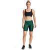imageUnder Armour Womens Heatgear Bike ShortsSaxon Green Medium Heather 386Metallic Silver