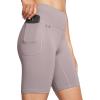 imageUnder Armour Womens Motion Bike Shorts016 Tetra Gray   Ash Taupe