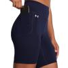 imageUnder Armour Womens Motion Bike Shorts411 Midnight Navy   White