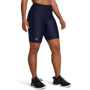 imageUnder Armour Womens Heatgear Bike Shorts410 Midnight Navy   White