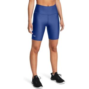 imageUnder Armour Womens Heatgear Bike Shorts432 Tech Blue   White