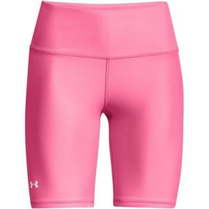 imageUnder Armour Womens Heatgear Bike Shorts640 Pink Punk   White