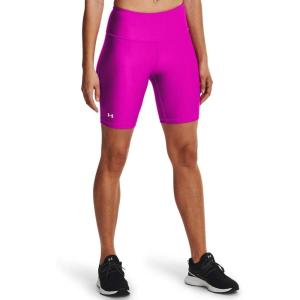 imageUnder Armour Womens Heatgear Bike ShortsMeteor Pink 660Metallic Silver