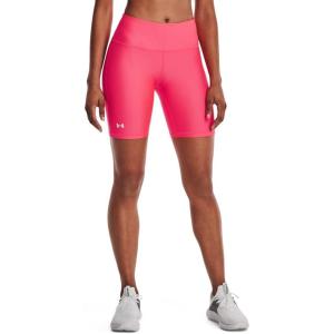 imageUnder Armour Womens Heatgear Bike ShortsPenta Pink 975White