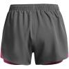 imageUnder Armour Womens Fly by 2in1 Shorts025 Castlerock  Astro Pink  Reflective